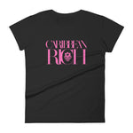 Caribbean Rich - T-shirt coupe mode pour femmes (imprimé rose)