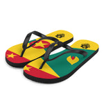 Island Flag - Grenada Flip Flops - Trini Jungle Juice Store