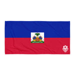 Beach Towel - Haiti Flag - Trini Jungle Juice Store