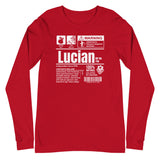 A Product of St. Lucia - Lucian Unisex Long Sleeve Tee (White Print) - Trini Jungle Juice Store