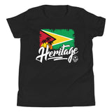 Heritage - Guyana Youth T-Shirt (White) - Trini Jungle Juice Store