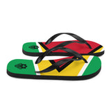 Island Flag - Guyana Flip Flops - Trini Jungle Juice Store