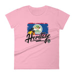 Heritage - Belize Women's Fashion Fit T-Shirt - Trini Jungle Juice Store