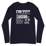 A Product of St. Lucia - Lucian Unisex Long Sleeve Tee (White Print) - Trini Jungle Juice Store