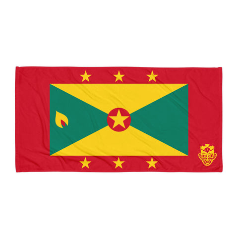 Beach Towel - Grenada Flag - Trini Jungle Juice Store