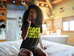 Soca Makes Me Happy Unisex V-Neck T-Shirt - Trini Jungle Juice Store