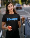 Caribbean Sayings - Steups Unisex T-Shirt (Blue Print)