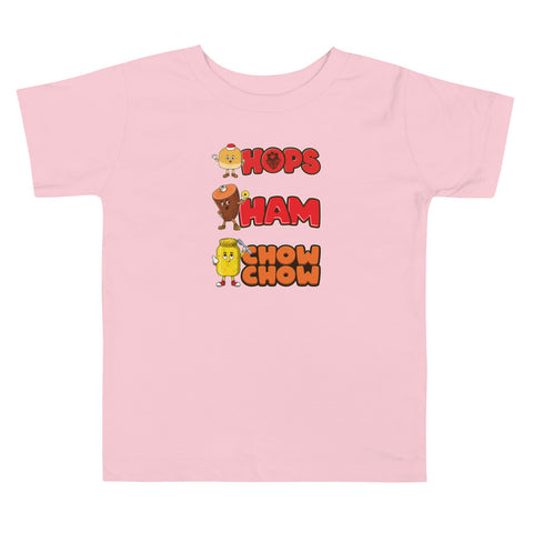 Christmas - Hops, Ham and Chow Chow Toddler T-Shirt