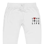 Caribbean Rich - Love Your Life Embroidered Unisex Premium Joggers