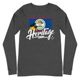 Heritage - Tee-shirt à manches longues unisexe Belize