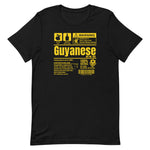 A Product of Guyana - Guyanese Unisex T-Shirt (Yellow Print)