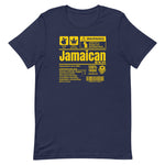 A Product of Jamaica - Jamaican Unisex T-Shirt (Yellow Print) - Trini Jungle Juice Store