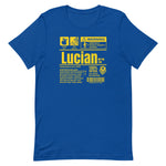 A Product of St. Lucia - Lucian Unisex T-Shirt (Yellow Print)