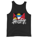 Heritage - Antigua and Barbuda Unisex Tank Top - Trini Jungle Juice Store