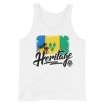 Heritage - St. Vincent and The Grenadines Unisex Tank Top - Trini Jungle Juice Store