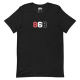 LOCAL - Indicatif régional 868 Trinité-et-Tobago T-shirt unisexe