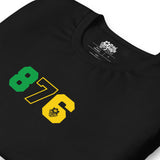 LOCAL - Indicatif régional 876 Jamaïque T-shirt unisexe