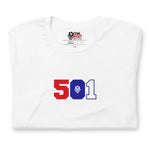 LOCAL - Indicatif régional 501 Belize T-shirt unisexe