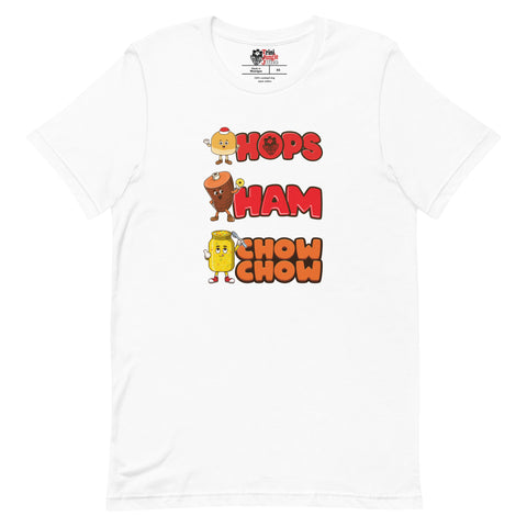 Christmas - Hops, Ham and Chow Chow Unisex T-Shirt