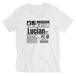 A Product of St. Lucia - Lucian Unisex V-Neck T-Shirt