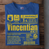 Un produit de Saint-Vincent-et-les Grenadines - T-shirt unisexe vincentien (imprimé jaune)