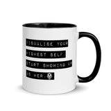 Caribbean Rich - Visualise Your Highest Self Mug with Color Inside (Her)