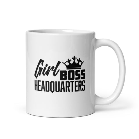 Caribbean Rich - Girl Boss Headquarters Mug (White)