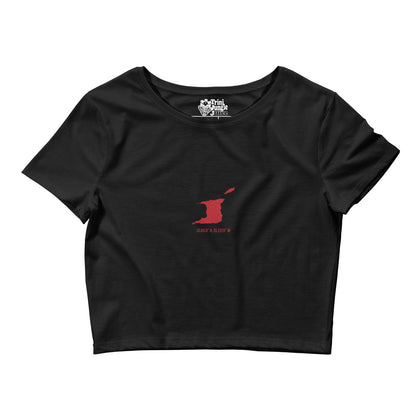 LOCAL - Trinidad and Tobago w/ Coordinates Women's Crop Tee