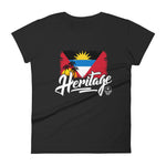 Heritage - Antigua and Barbuda Women's Fashion Fit T-Shirt - Trini Jungle Juice Store