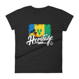 Heritage - St. Vincent and The Grenadines Women's Fashion Fit T-Shirt - Trini Jungle Juice Store