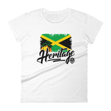Heritage - Jamaica Women's Fashion Fit T-Shirt - Trini Jungle Juice Store